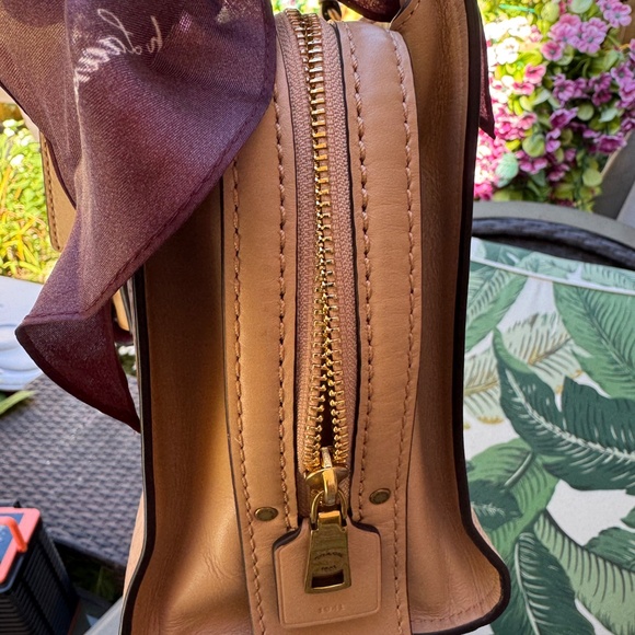 Coach Rogue Bag 25 In Signature Leather With Floral Bow Print Interior - Picture 7 of 16